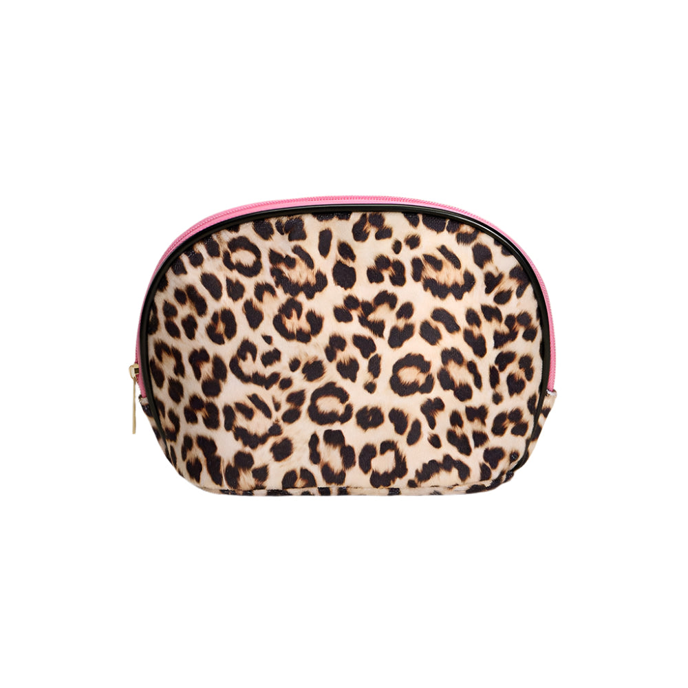 Leopard Pattern Print Cosmetic Pouch