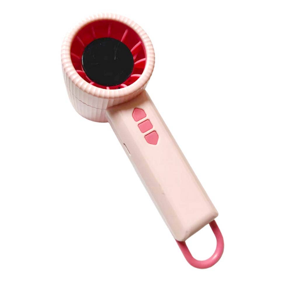 Mini ventilateur portable réglable : Rose