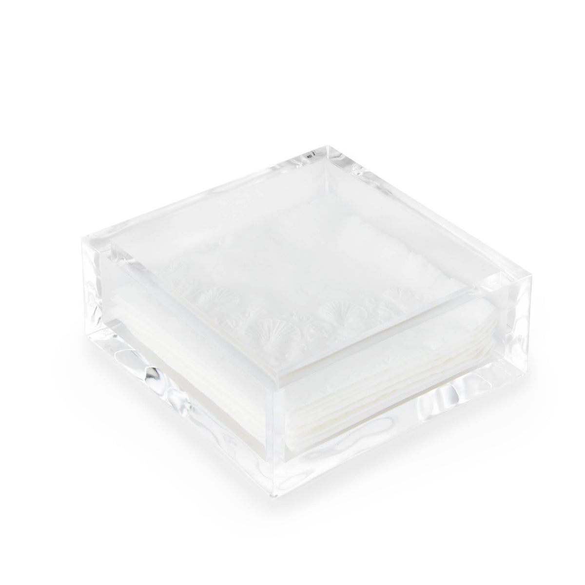 Deluxe Luncheon Napkin Holder: 7.5x7.5