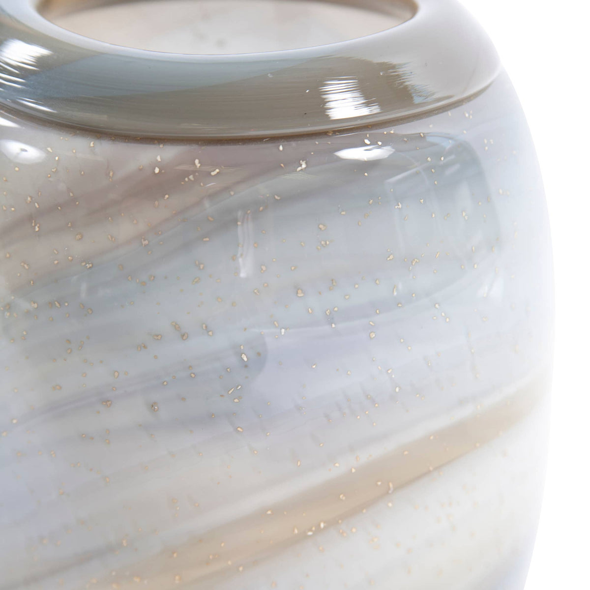 Sand Art Glass Vase