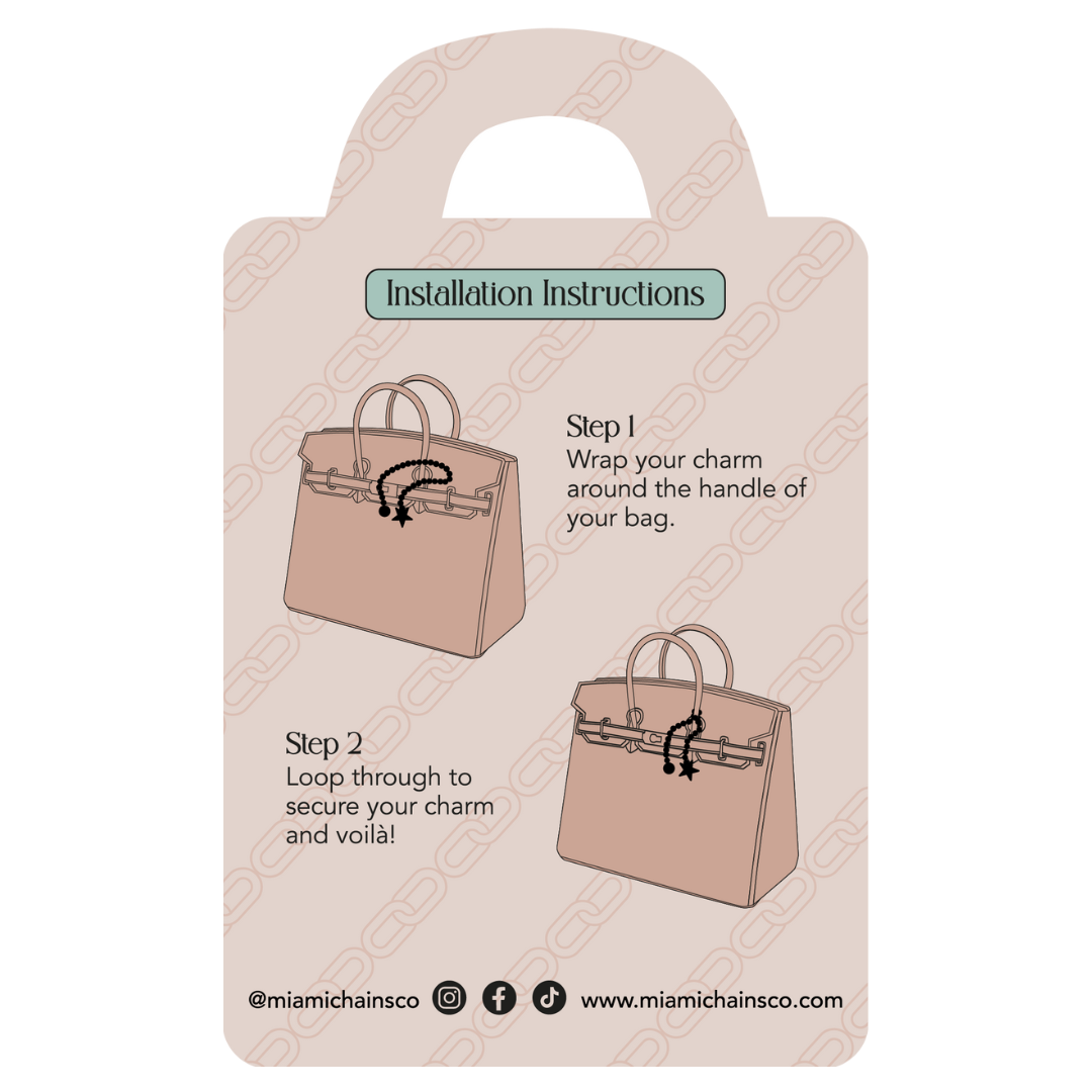 Breloque de sac Please Me Pearls