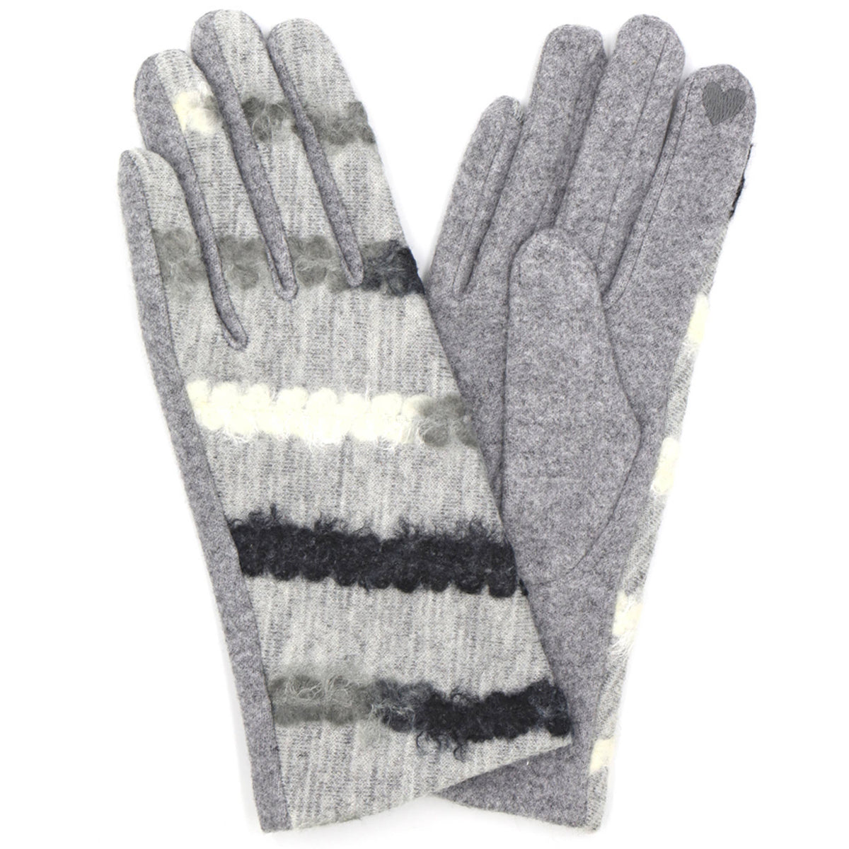 Yarn Smart Touch Gloves - gray