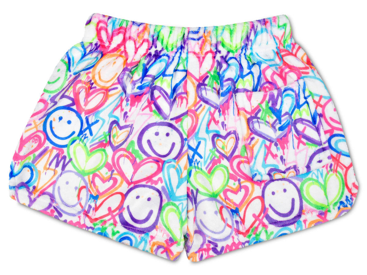 Shorts en peluche Lightning Love