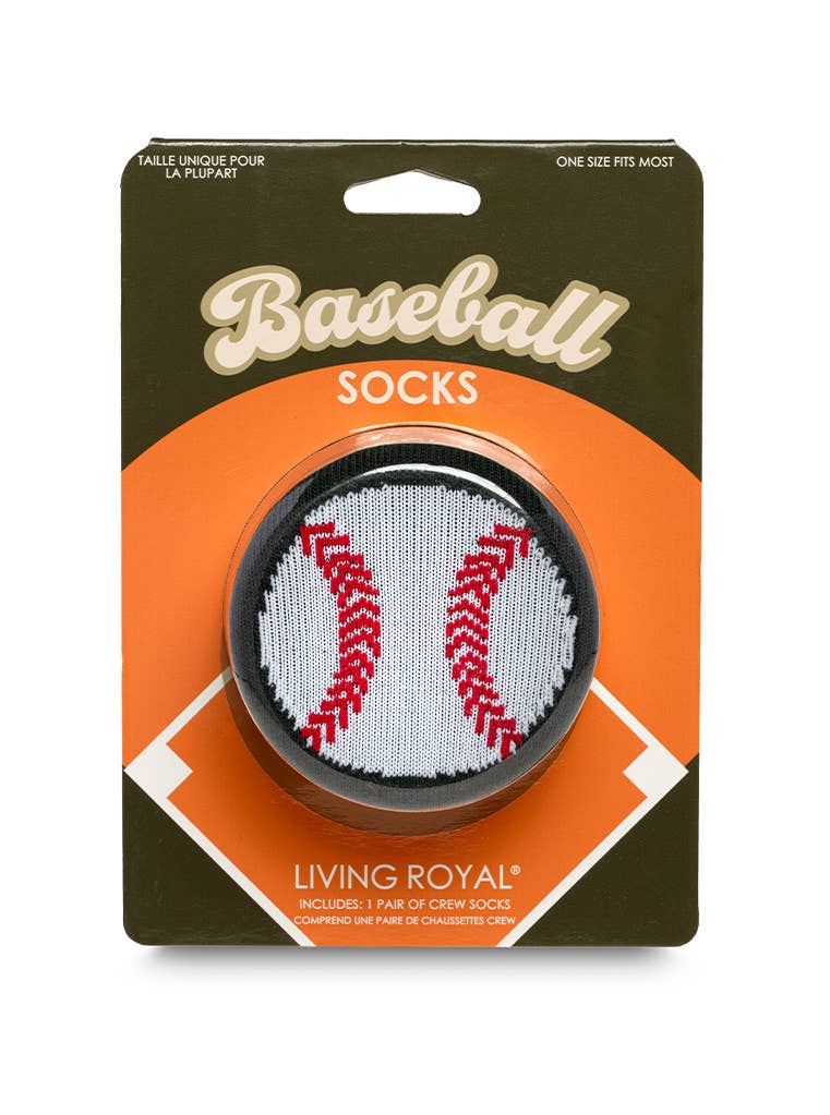 3D Packaged Crew Socks - Baseball - Forest Green