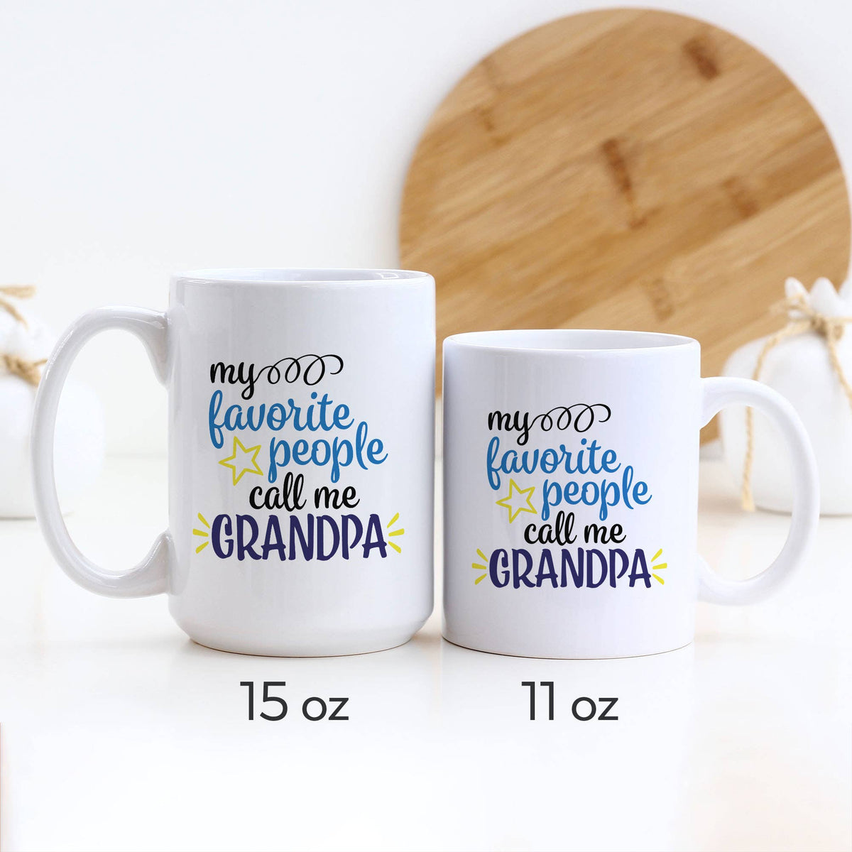 My Favorite People Call Me Grandpa Mug