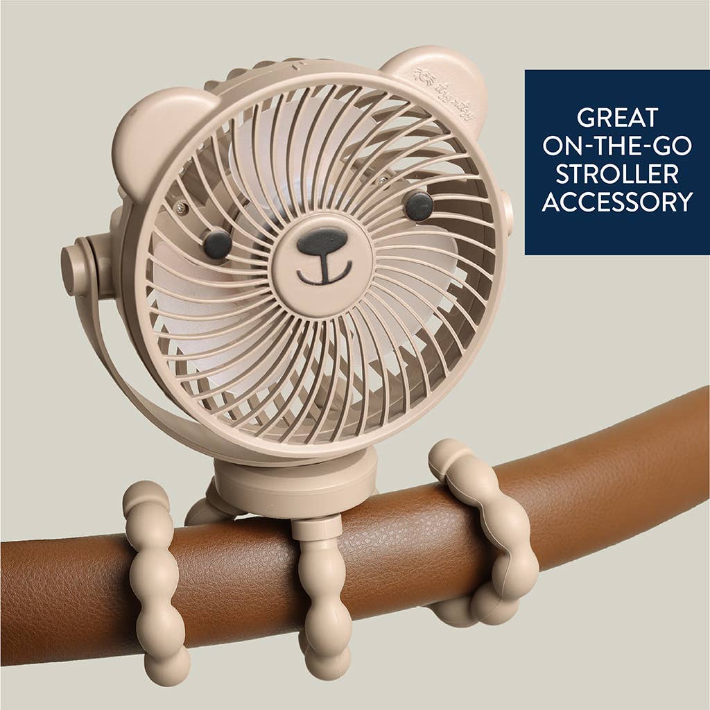 Ventilateur de poussette 3 vitesses Itzy Breeze™ : Taupe