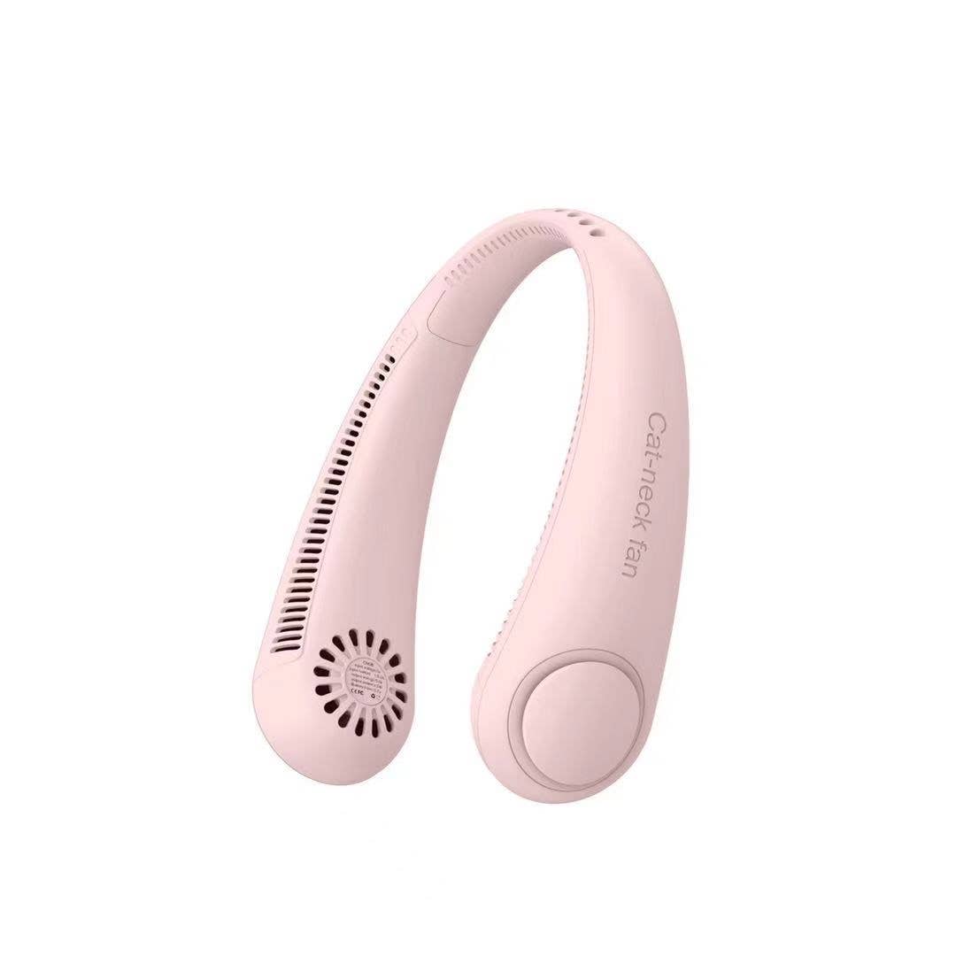 Neck Fan with 3 Speeds - Pink