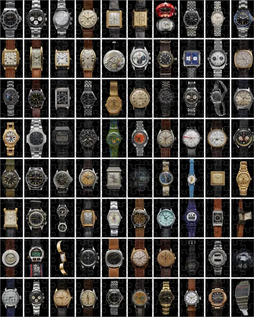 Puzzle de 500 pièces de montres emblématiques