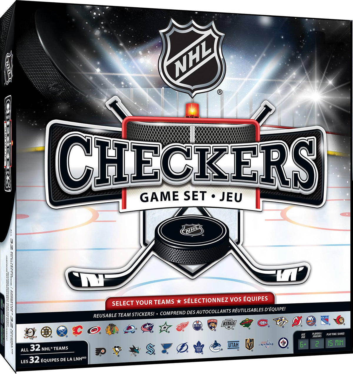 NHL - League Checkers Board Game