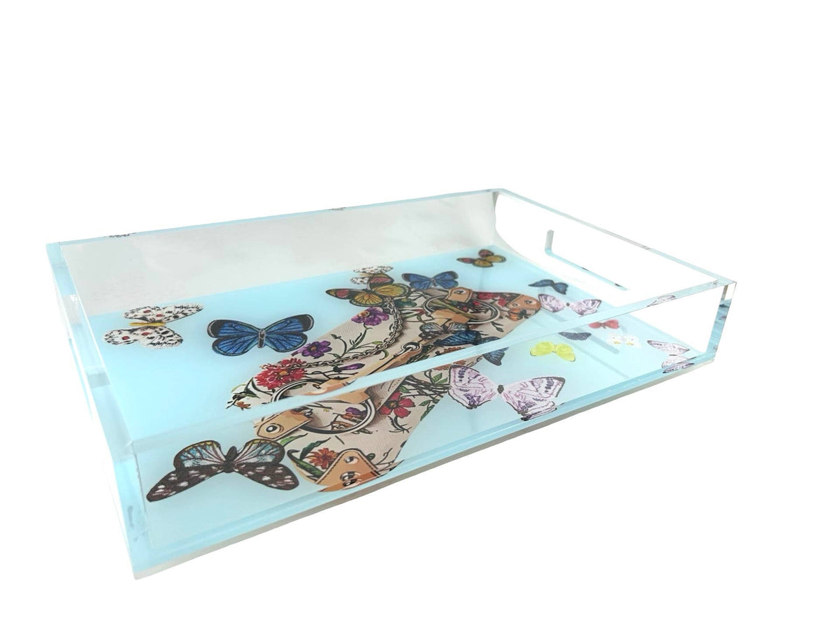 Acrylic Vanity Tray, Take Flight
