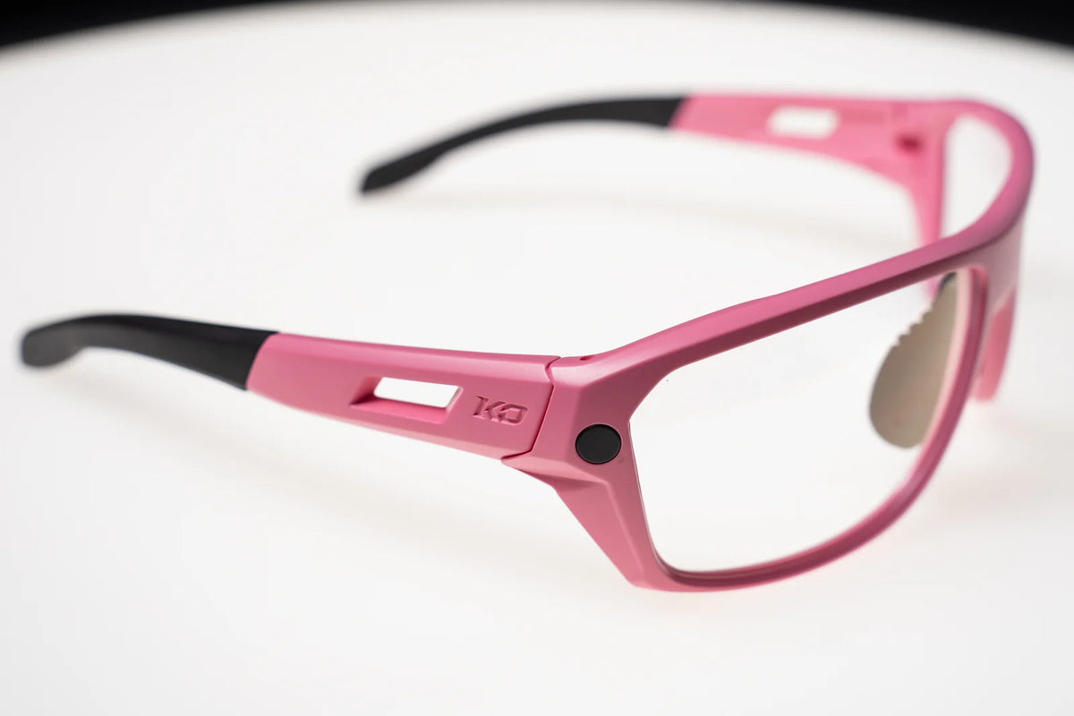 Knockout Optics pickleball glasses: Pink