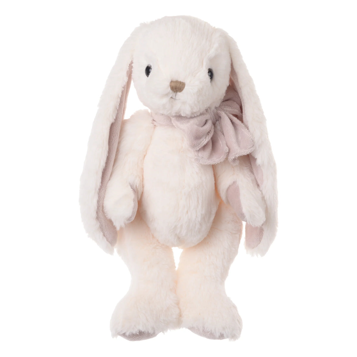 Large Cream bunny in a bow tie