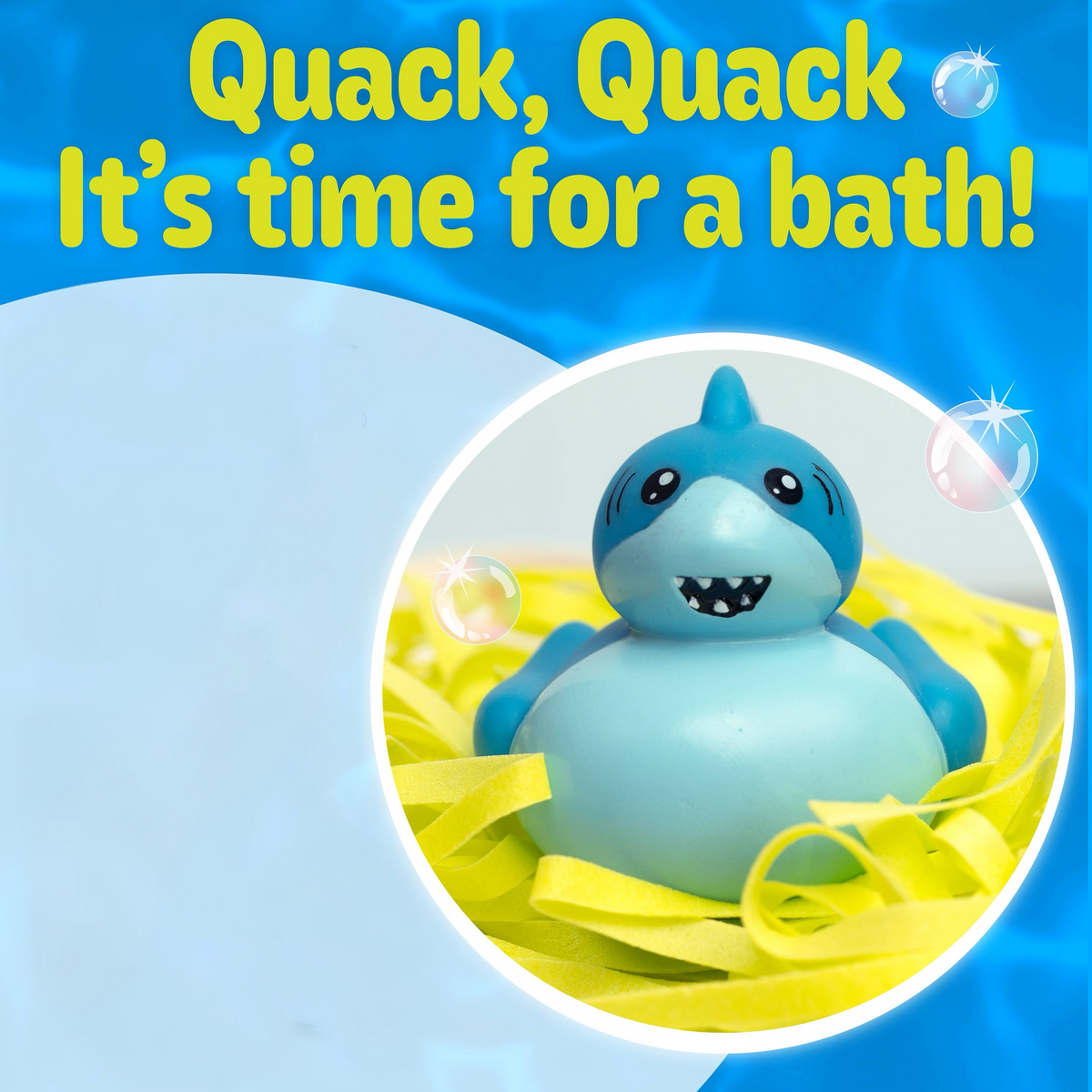 Bathtime Fun Activity with Collector Duck: Nibbles the Shark