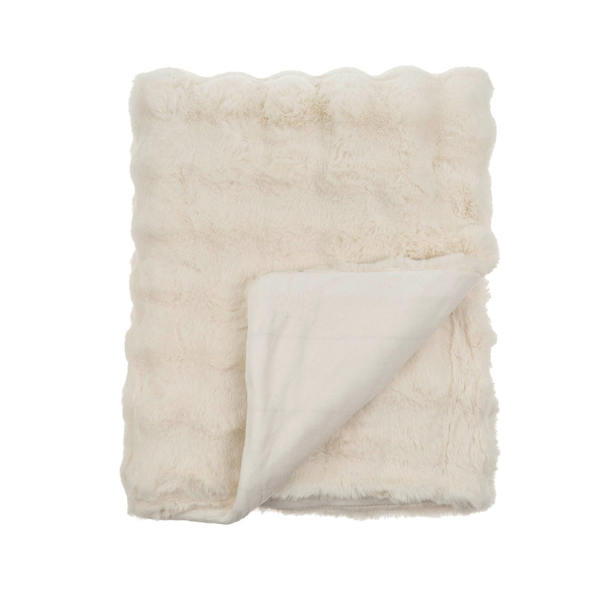 Couverture luxueuse en fausse fourrure