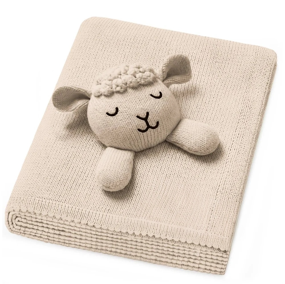 Blanket Lovey - oatmeal Sheep