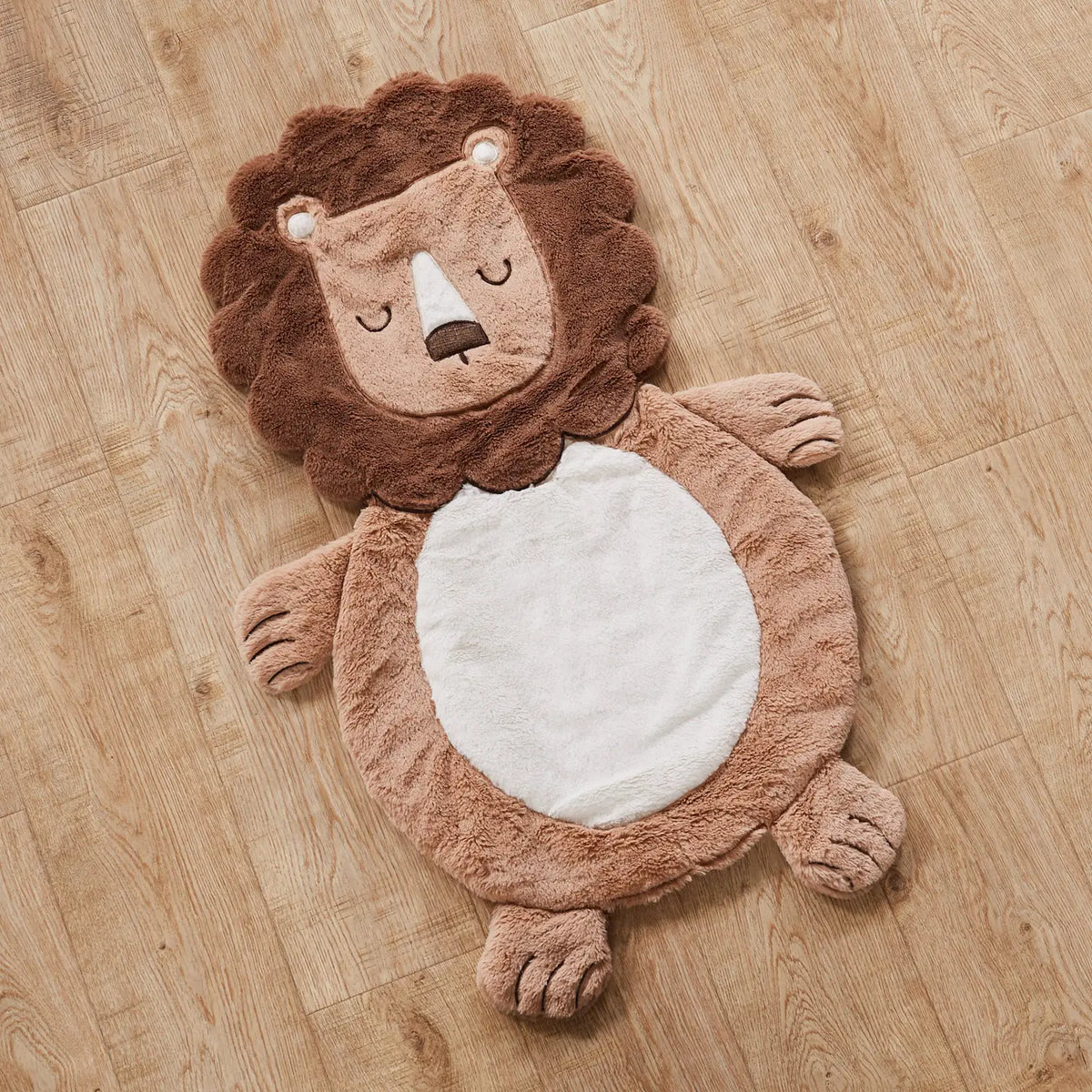 Personalized Lion Playmat - Brown