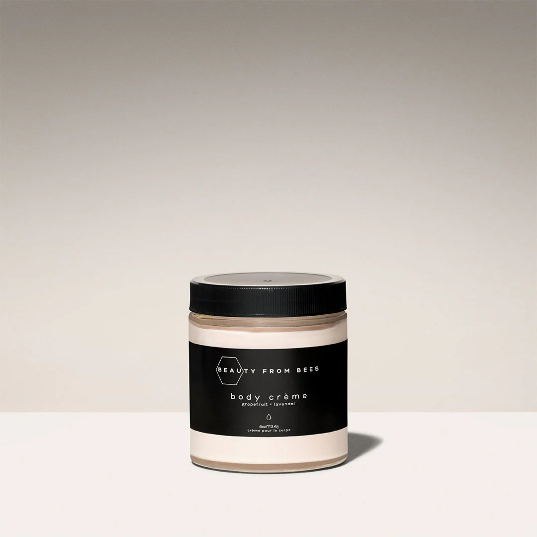Beauty from bees- Body Crème: grapefruit + lavender 4oz