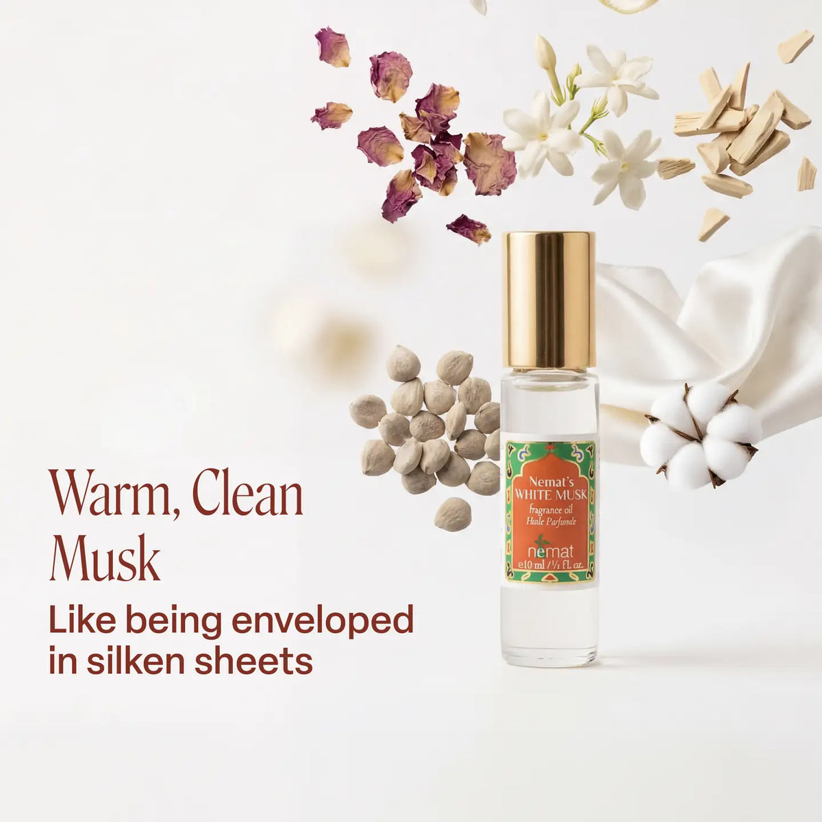 Huile de parfum au musc blanc