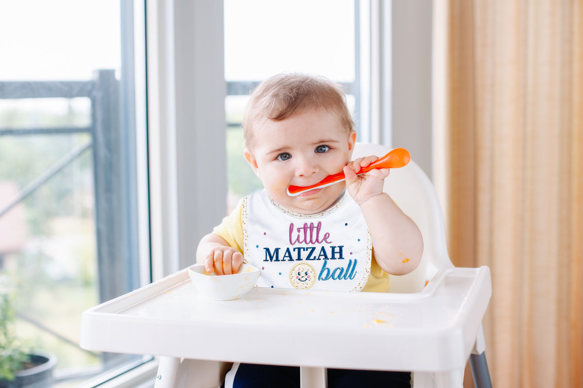 "Little Matzah Ball" Passover Bib