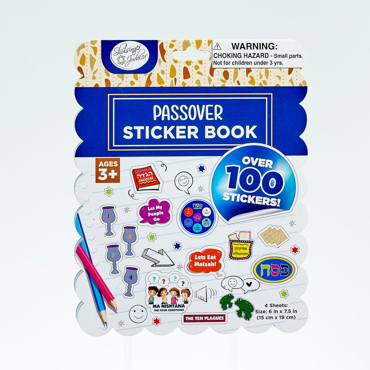 Passover Sticker Book, 100+ stickers