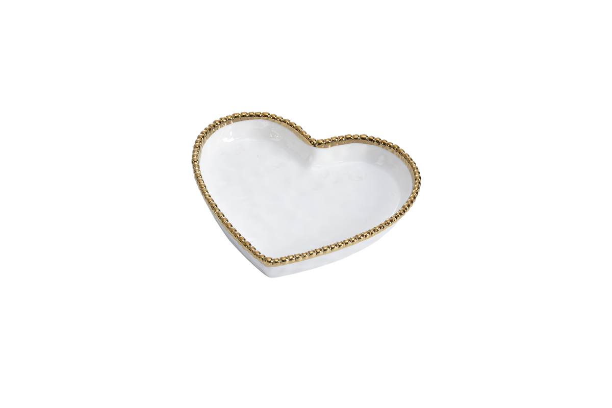 Plat en porcelaine Cœur moyen Pampa Bay