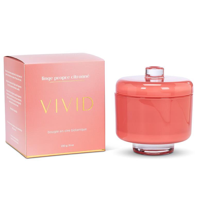 Bougie Lin Blanc Agrumes Vifs