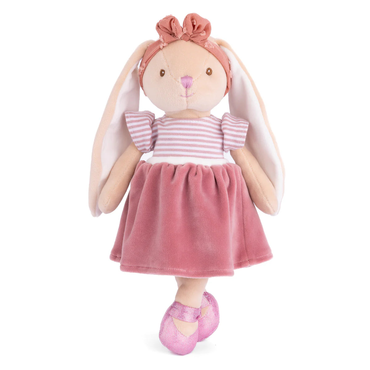 White and pink bunny sister