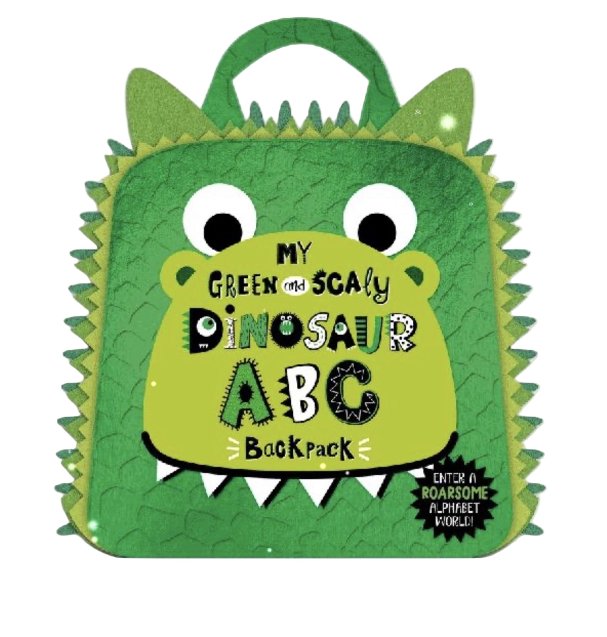 MY GREEN AND SCALY DINOSAUR ABC BOOKPACK