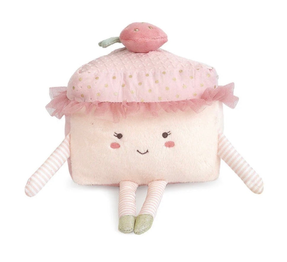 Frenchie Cake slice plush