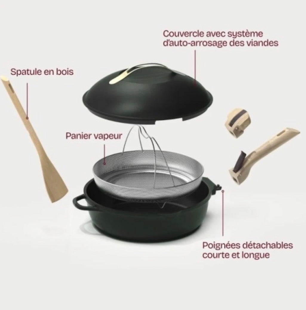 The "Fabulous" (8 in 1) Pan 28 cm - Meteor