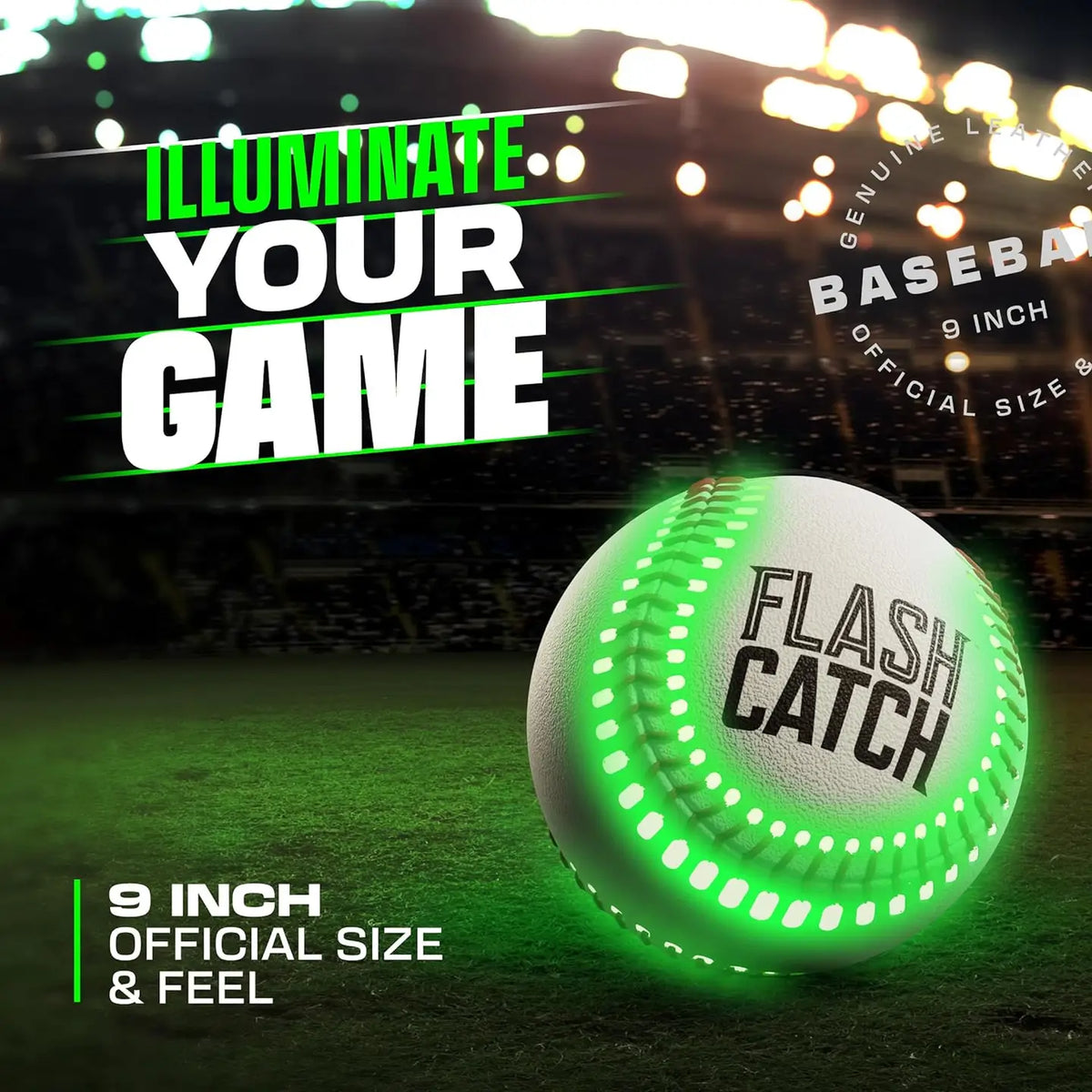 Light Up Glow in the Dark Baseball
