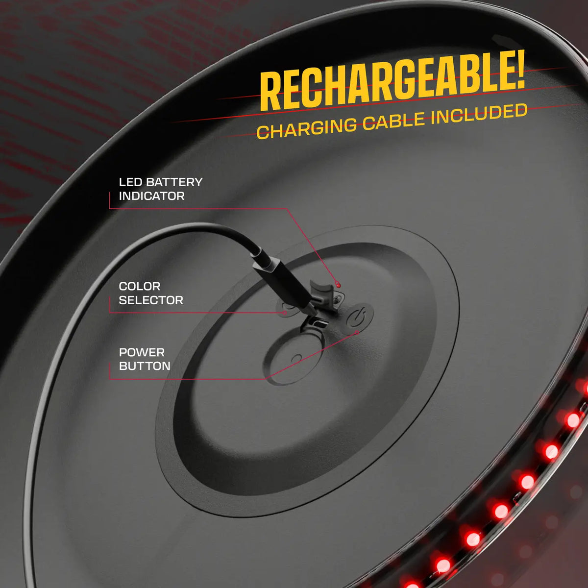 Light Up Glow in the Dark frisbee