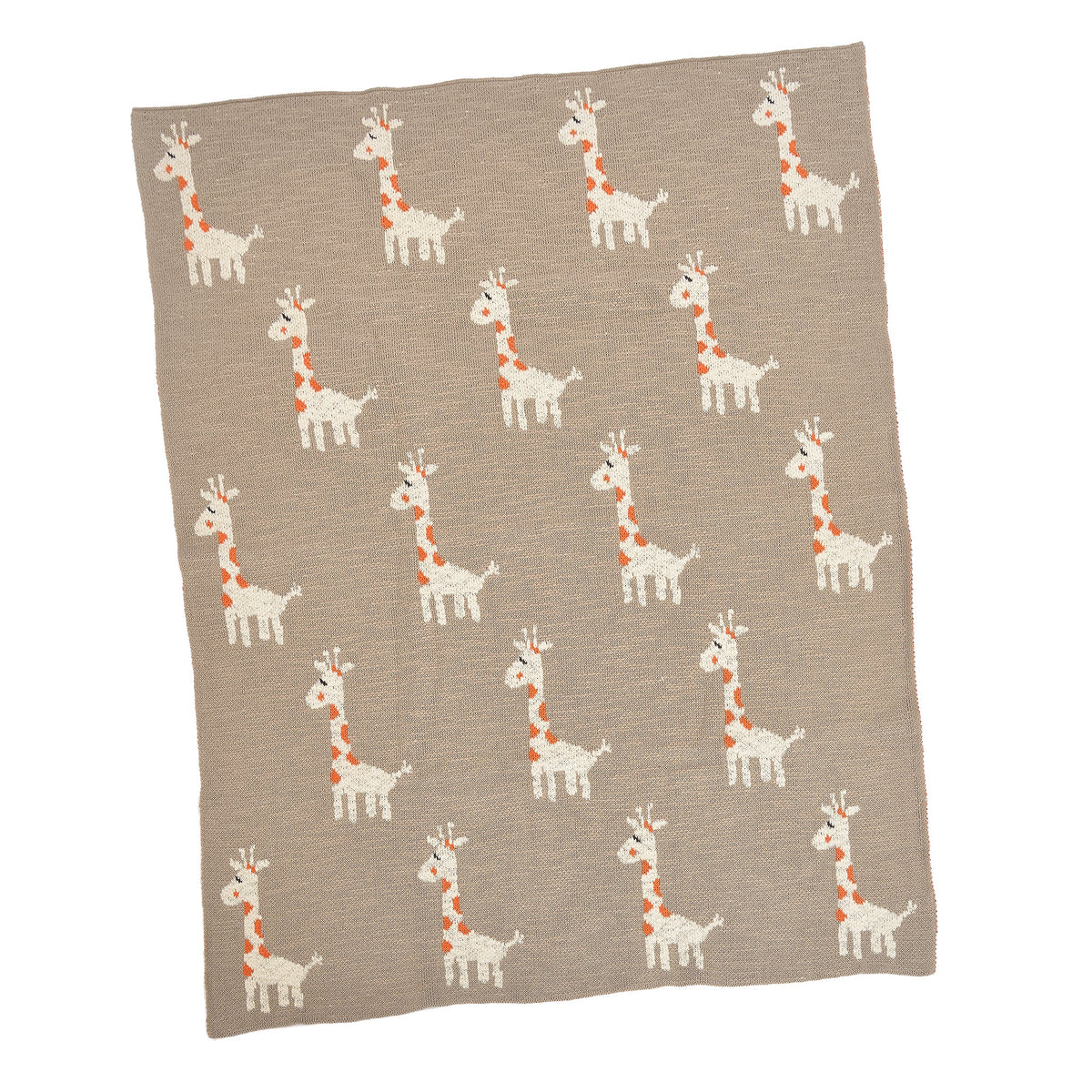 Couverture bébé girafe personnalisée 