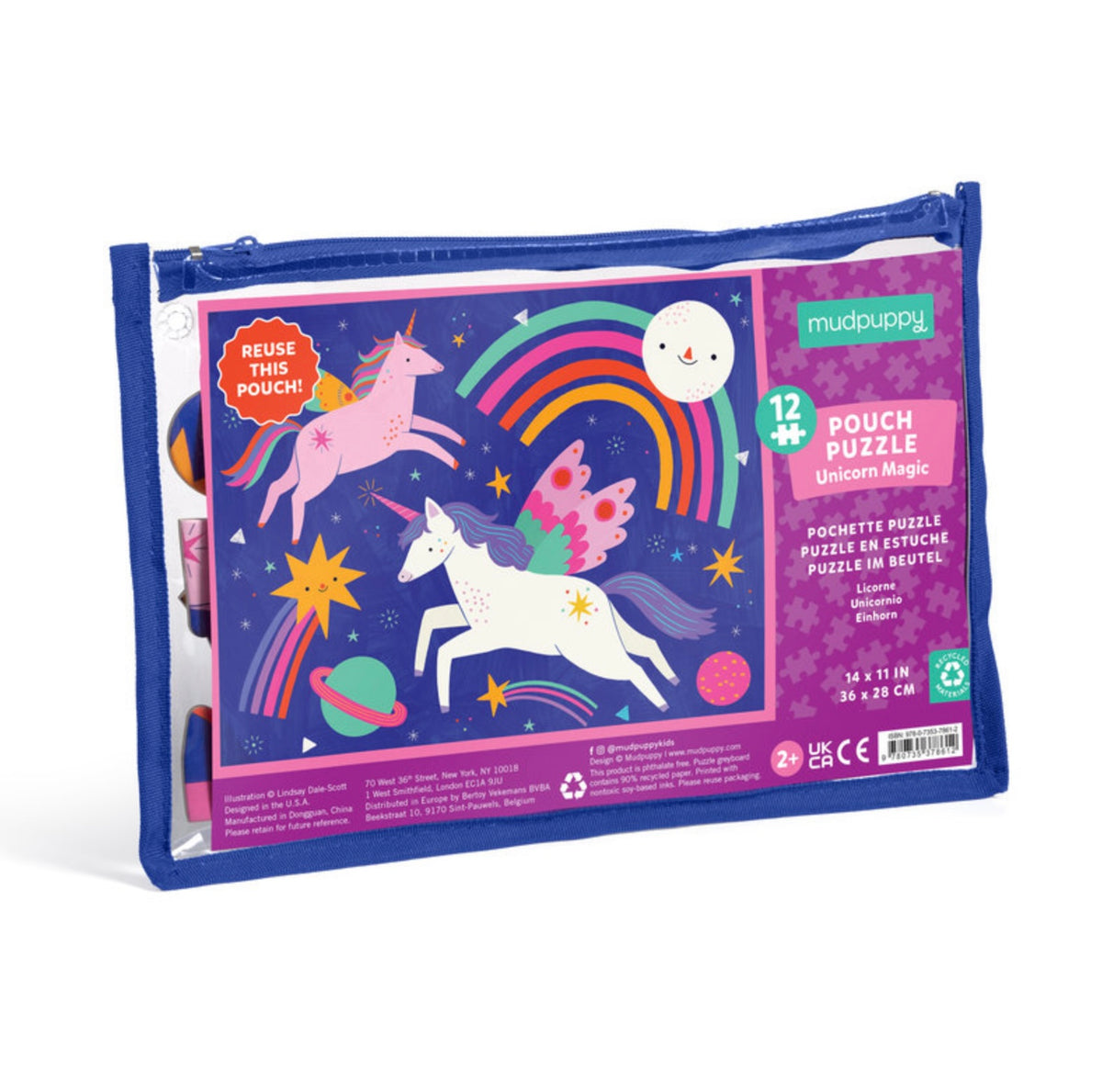 Unicorn Magic 12 Piece Pouch Puzzle