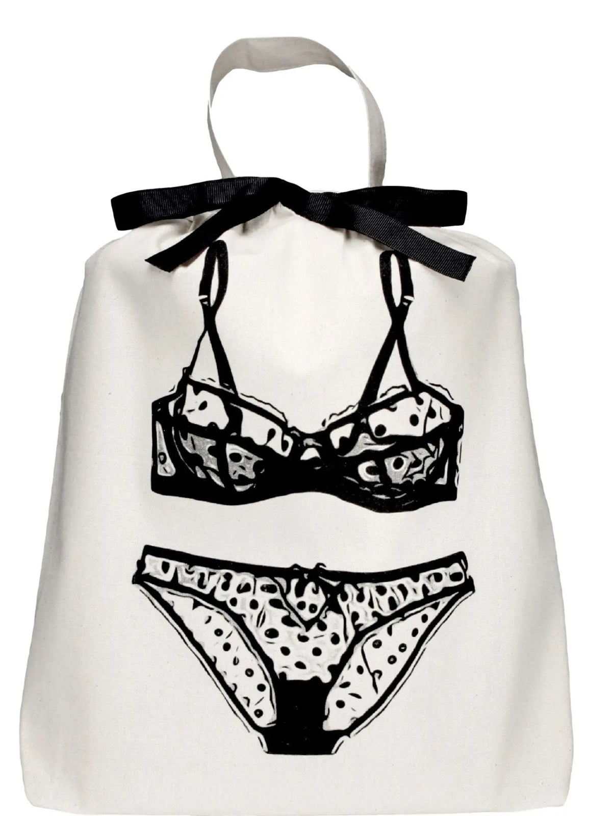 Sac de voyage pour lingerie, crème