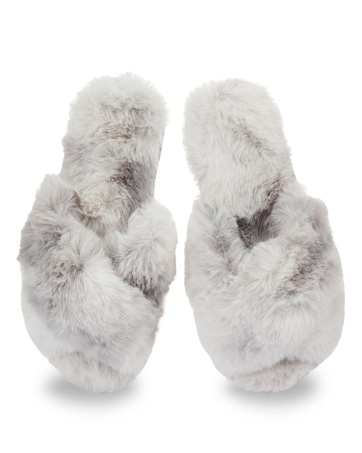Plush Slippers | Grey