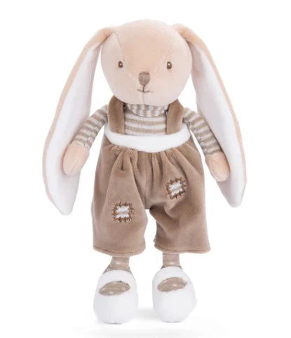 Bunny with overalls - brown