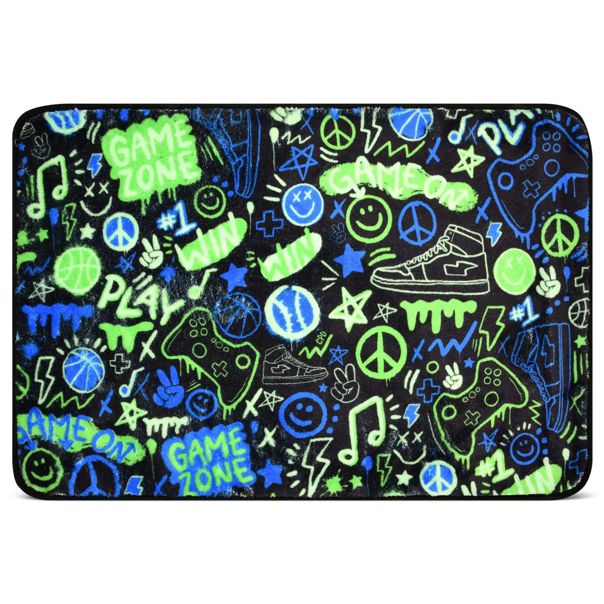 Tapis de souris gamer en peluche Graffiti