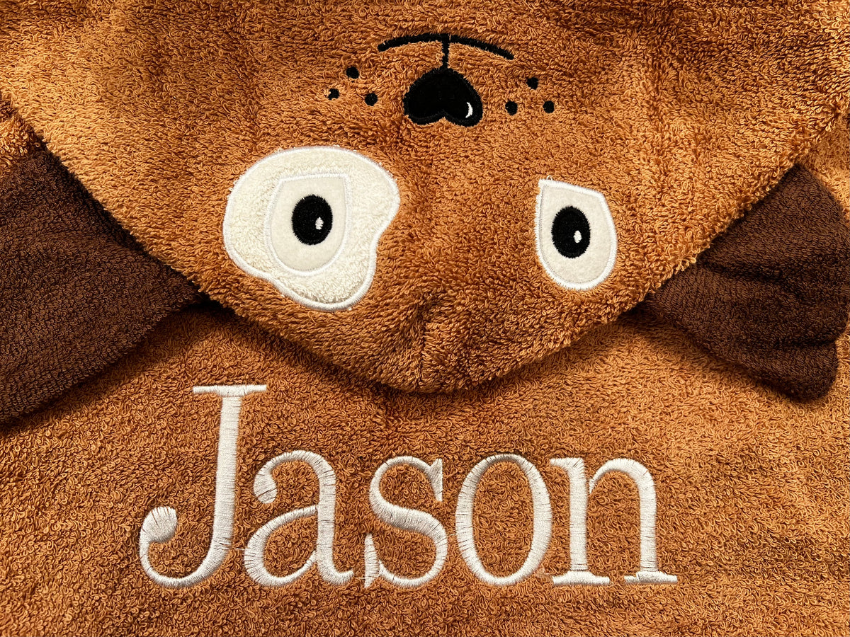 Serviette à Capuche Personnalisée - Chien