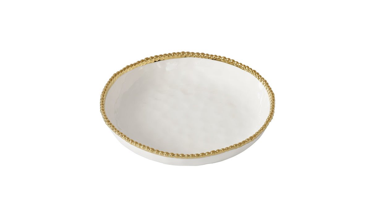 Pampa Bay- Golden Salerno Medium Shallow Bowl