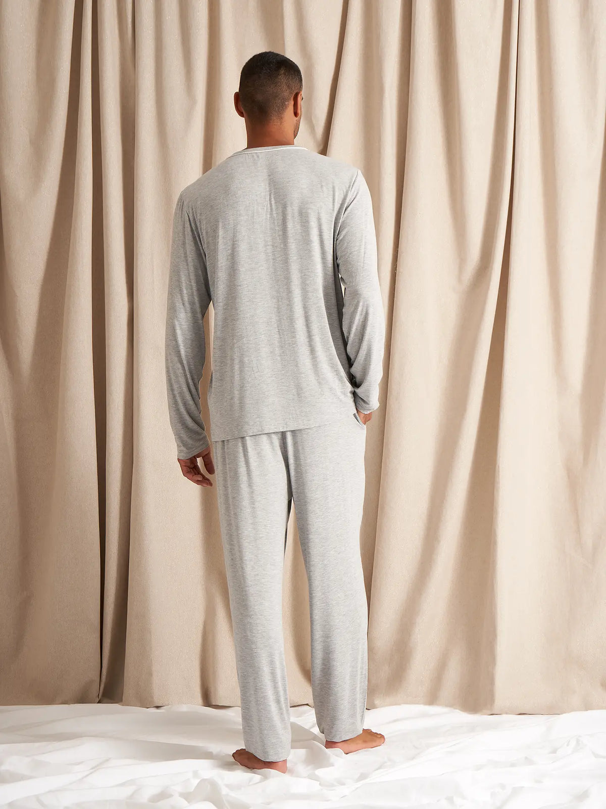 Bamboo PJ Set in Grey
