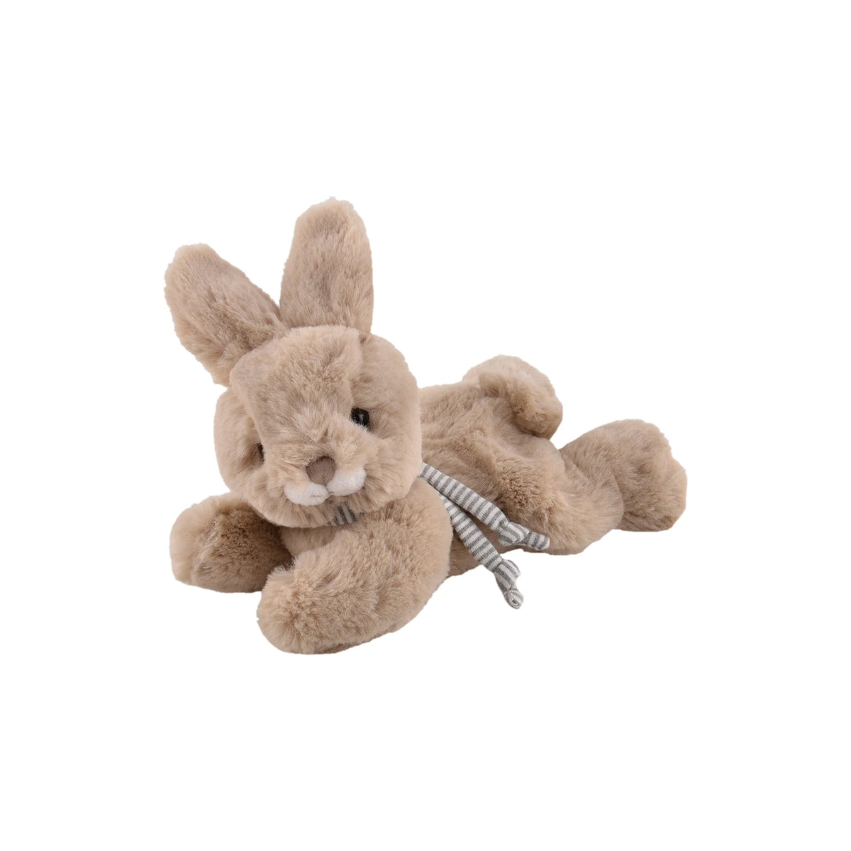 Sleepy bunny with a scarf, brown
