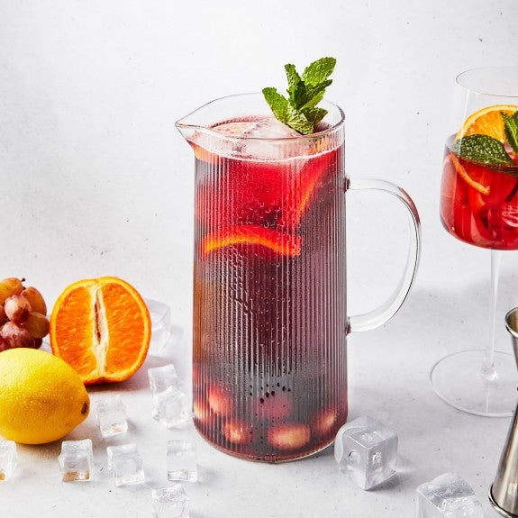 Ribbed Clear Pitcher 1.5 L
