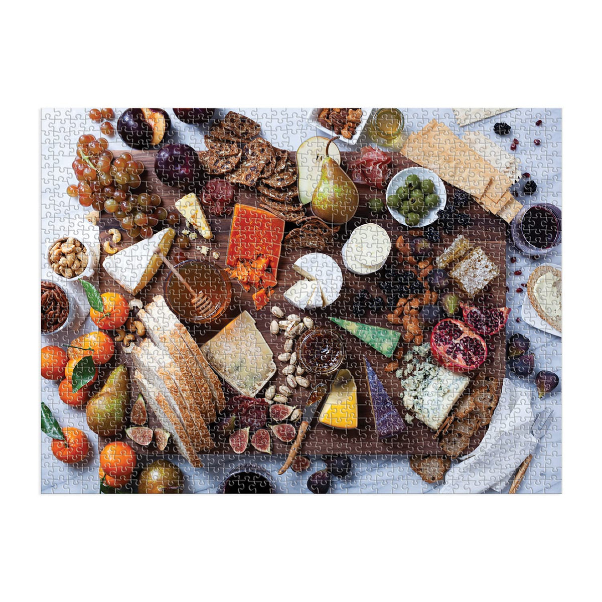 Le puzzle « L'art du plateau de fromages » de 1000 pièces