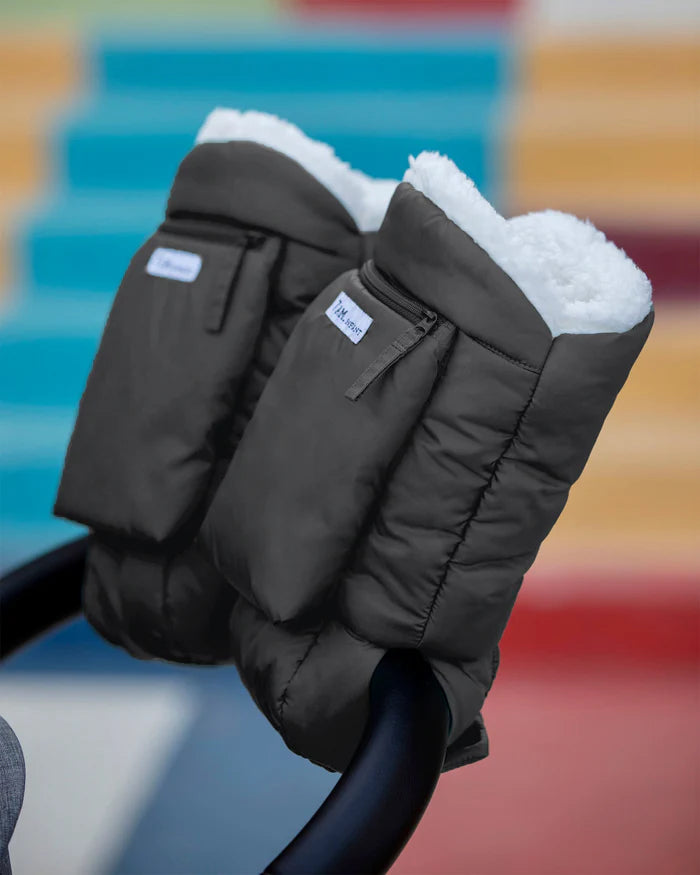 7AM WARMMUFFS - olso cloud black