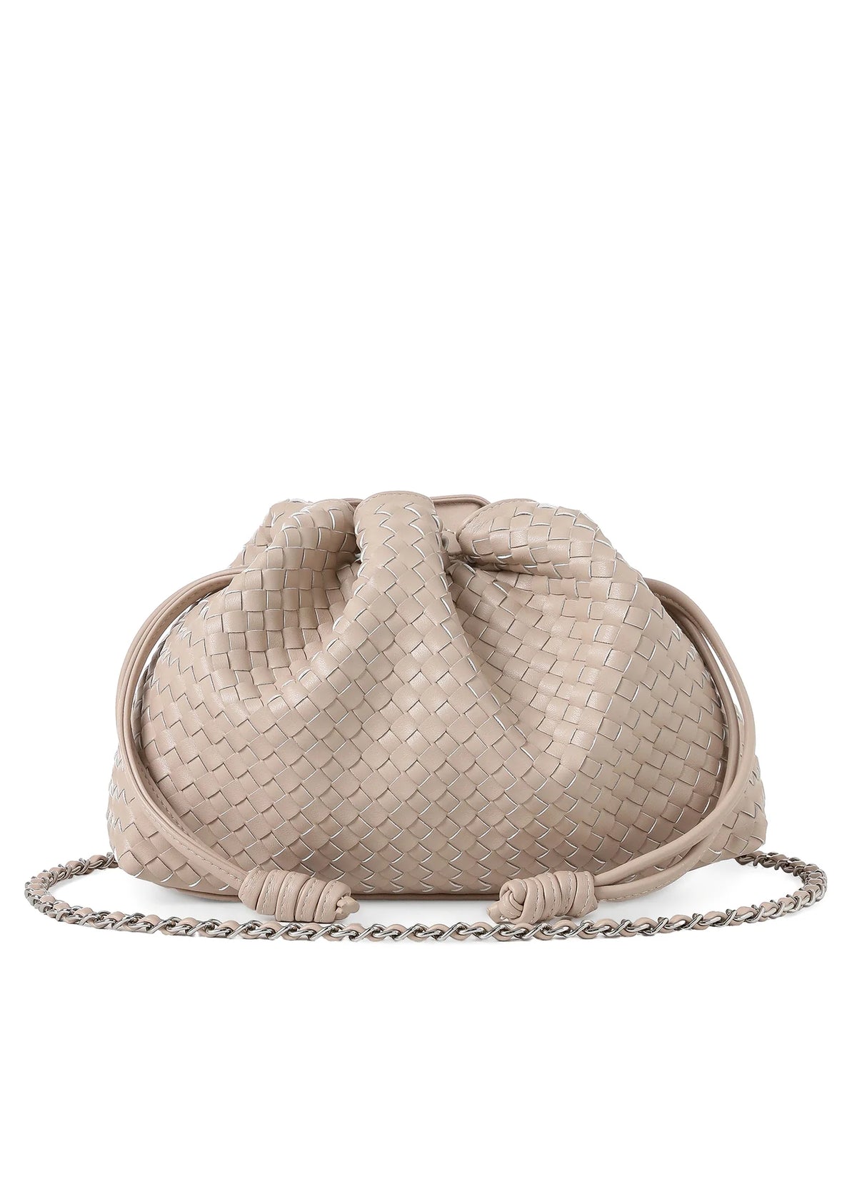 sac bandoulière convertible en tissu beige