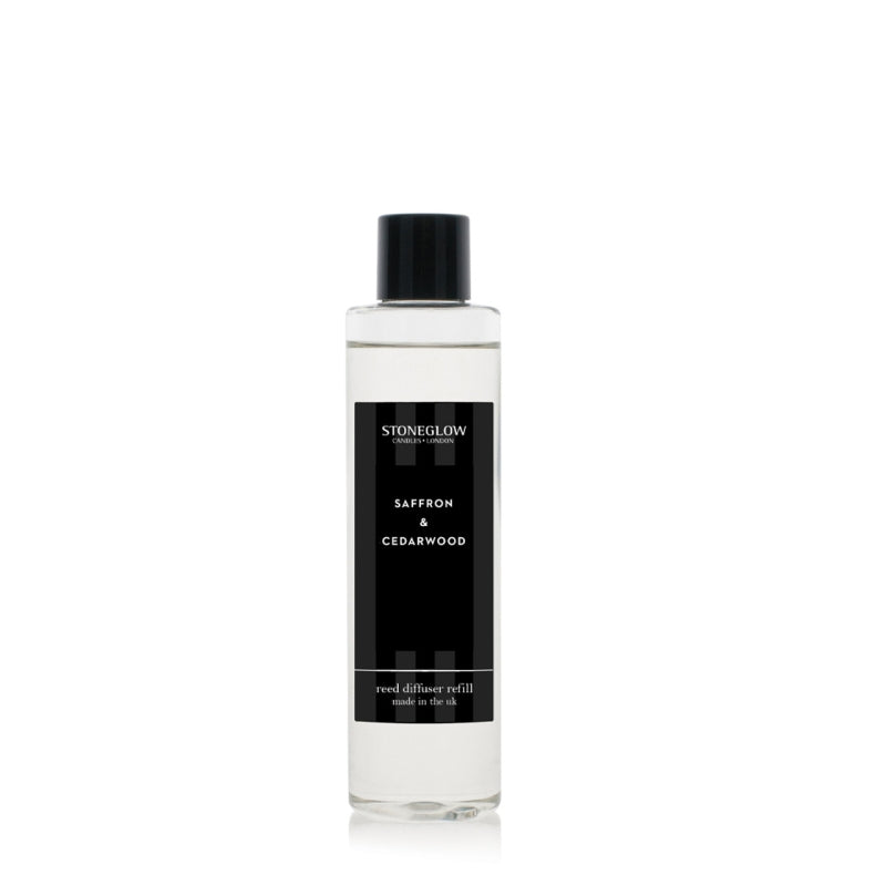STONEGLOW - Saffron & cedarwood - REED DIFFUSER REFILL 210ml