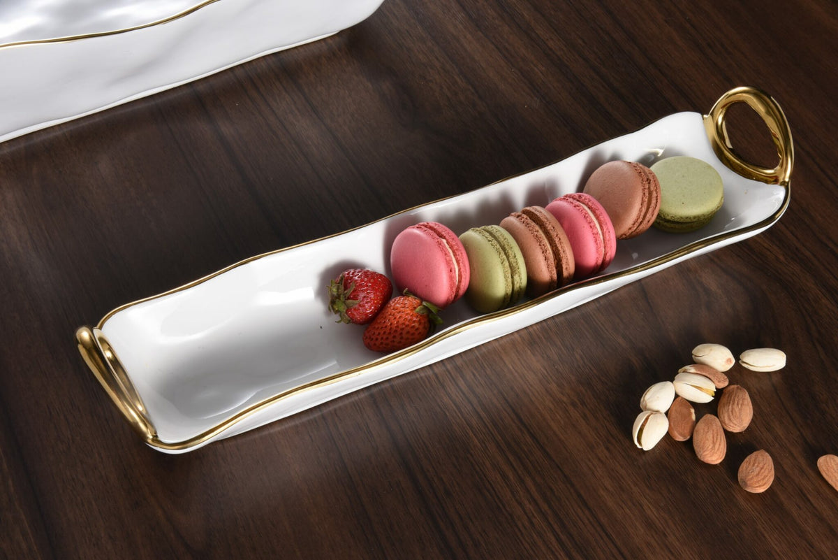Pampa Bay golden handle cracker tray