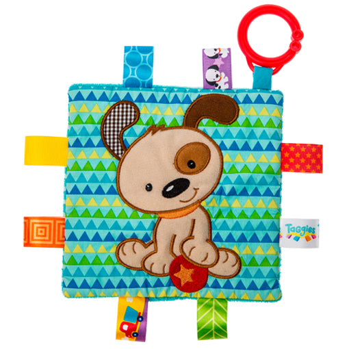 Taggies Crinkle Me brother puppy 6”x6”