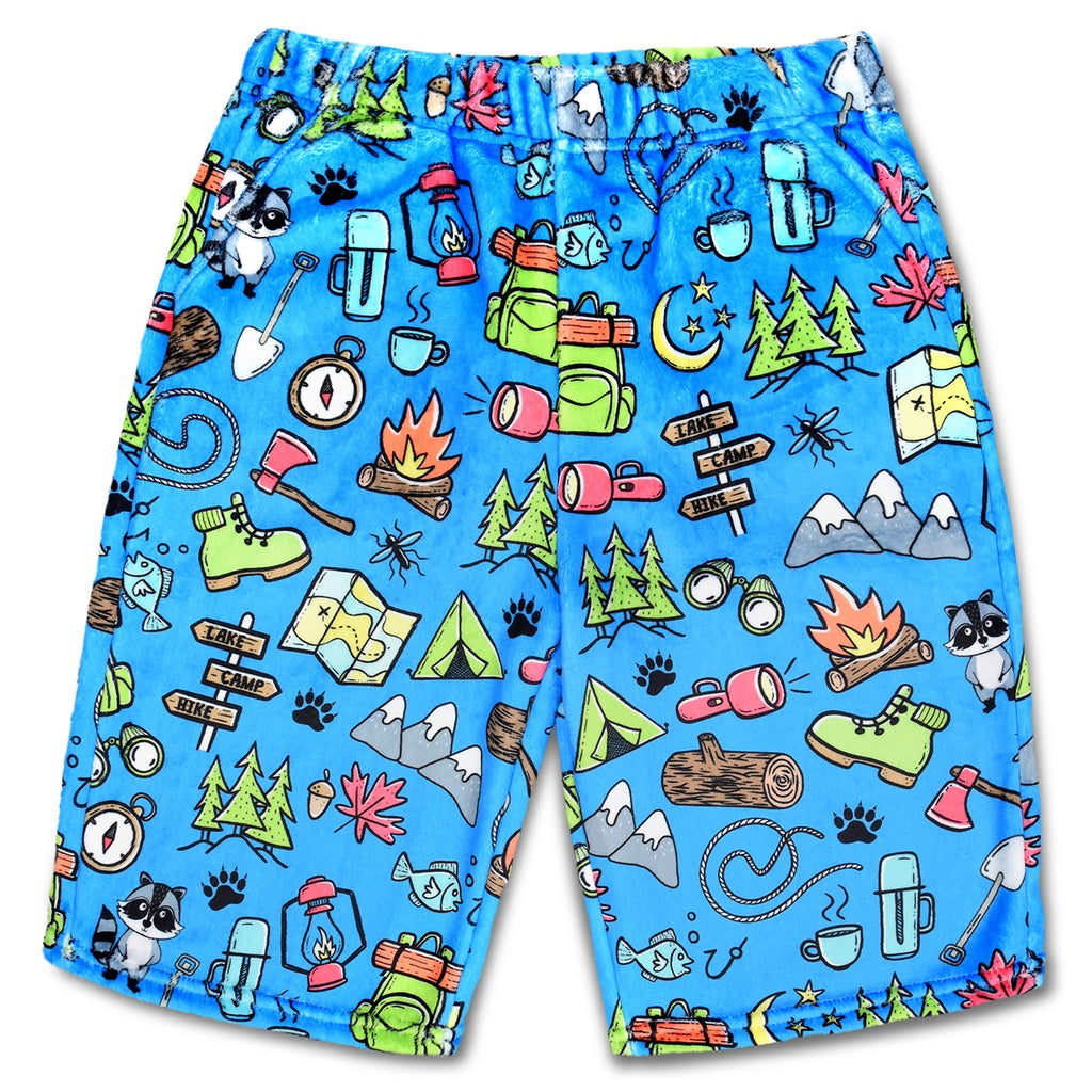 Shorts de bain en peluche Camp out